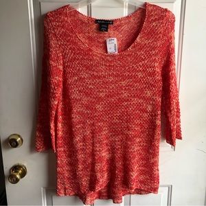 NWT United states sweaters women’s orange red knit sweater size XL